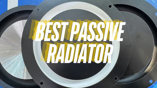 How to Choose the Best Passive Radiator for Your Custom Speaker --- DIODIY