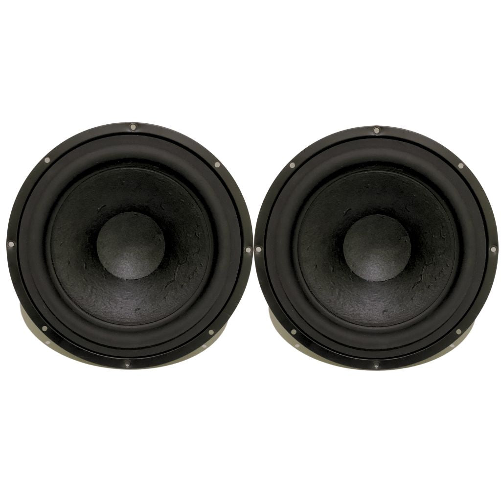 diodiy 8 Inches Full Range Mid-Bass Driver front loose cone soft paper pulp cone enhance sound quality high sensitivity loudspeakers rubber edge