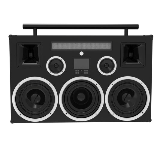 DIODIY High quality large party wireless bluetooth speaker with deep bass three 10-inch woofer four-way design 400w rms power with featured LED light screen