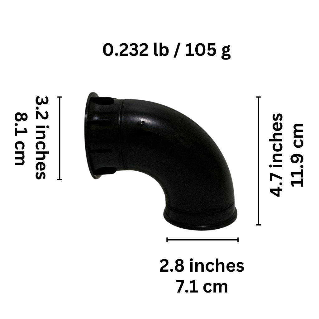 diodiy cylinder air tube black perfect for speaker customization plastic smooth curve