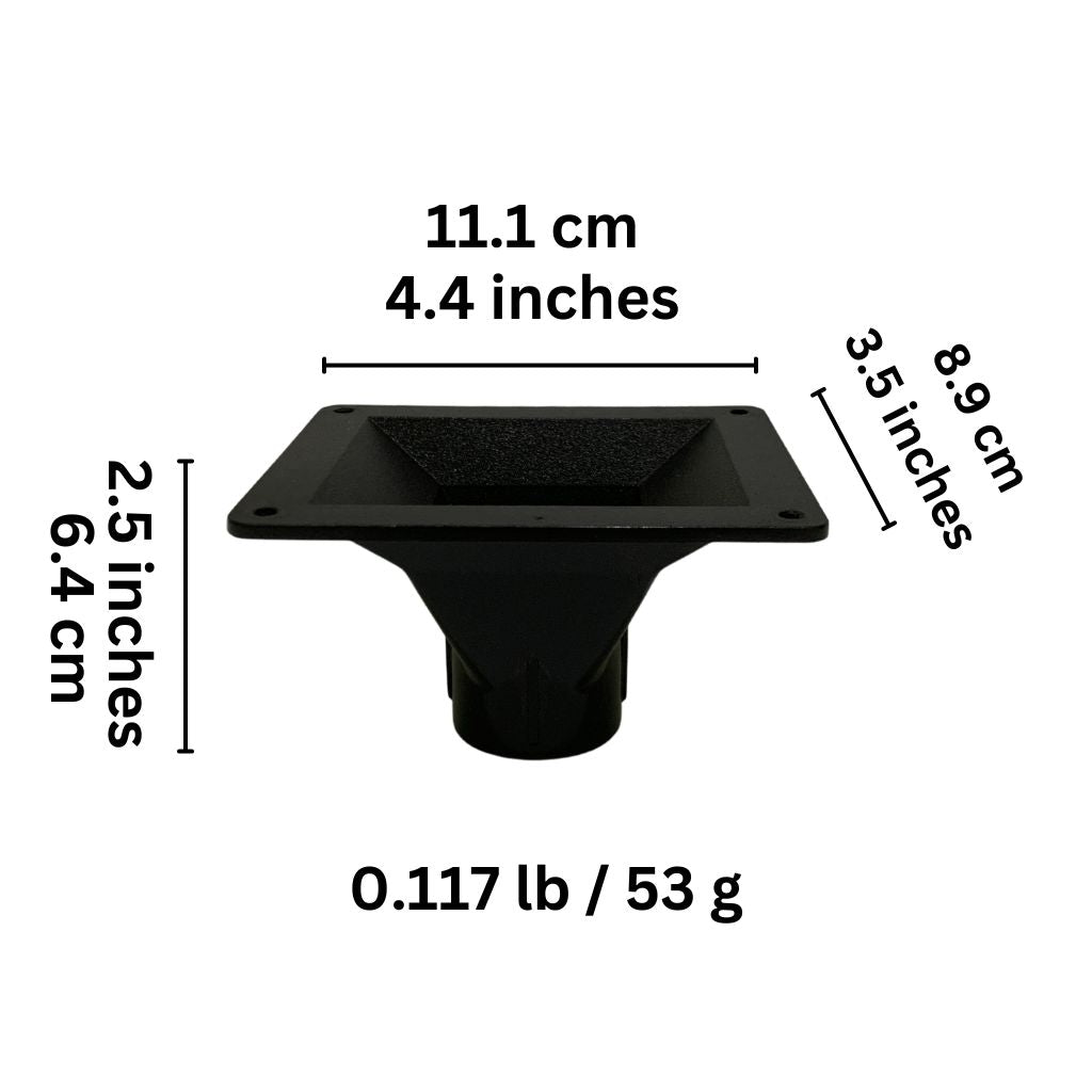 diodiy horn tweeter rectangle black plastic high quality professional