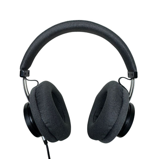 diodiy black monitor headphone studio-grade for audio recording and mixing wide frequency response range and flat curve