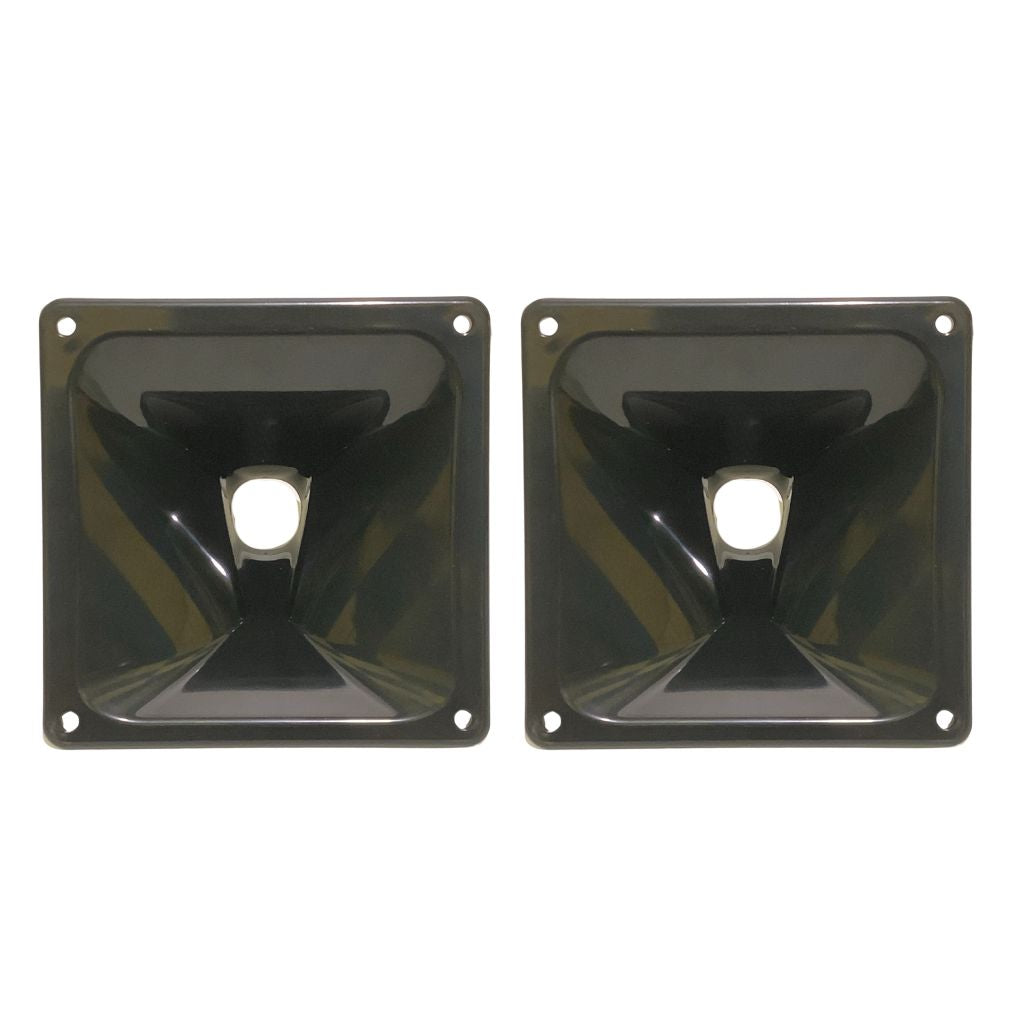 diodiy horn 2 square large curve black abs plastic durable smooth surface