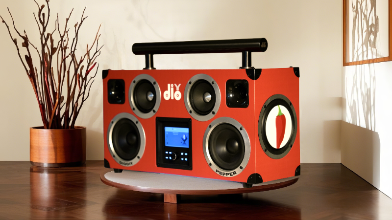 diodiy pepper speaker bluetooth wireless speaker for both indoor and outdoor environment