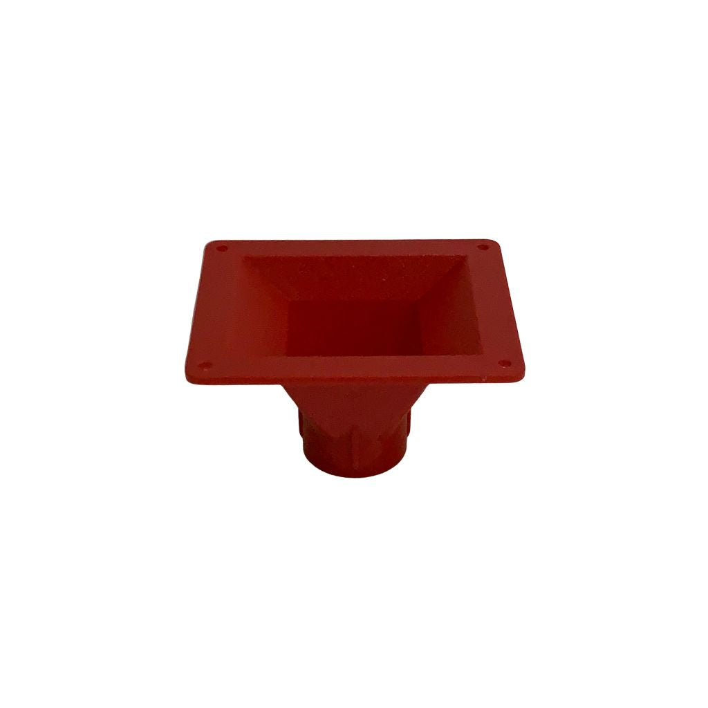 diodiy high quality horn tweeter rectangle red plastic compatible with 1 inch tweeter driver durable