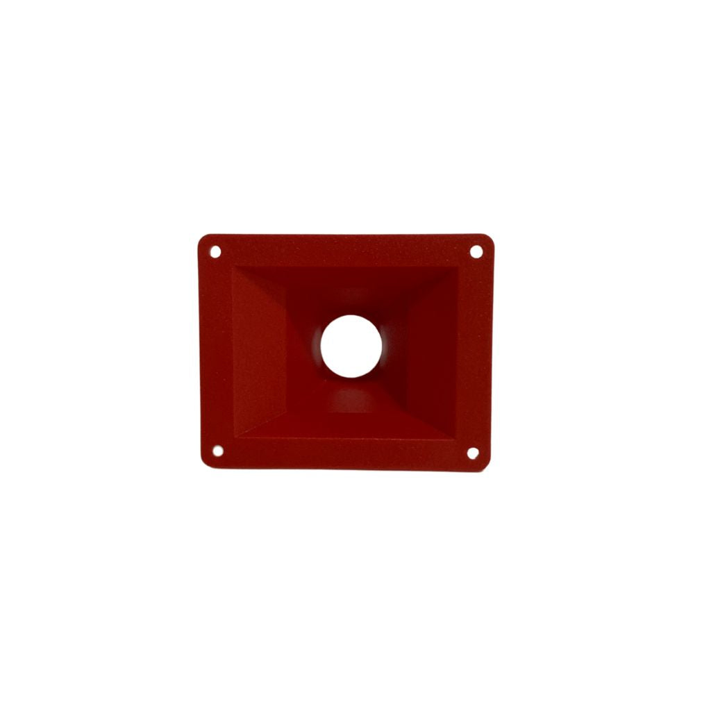 diodiy high quality horn tweeter rectangle red plastic compatible with 1 inch tweeter driver durable