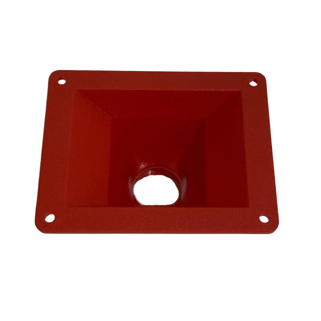 diodiy high quality horn tweeter rectangle red plastic compatible with 1 inch tweeter driver durable