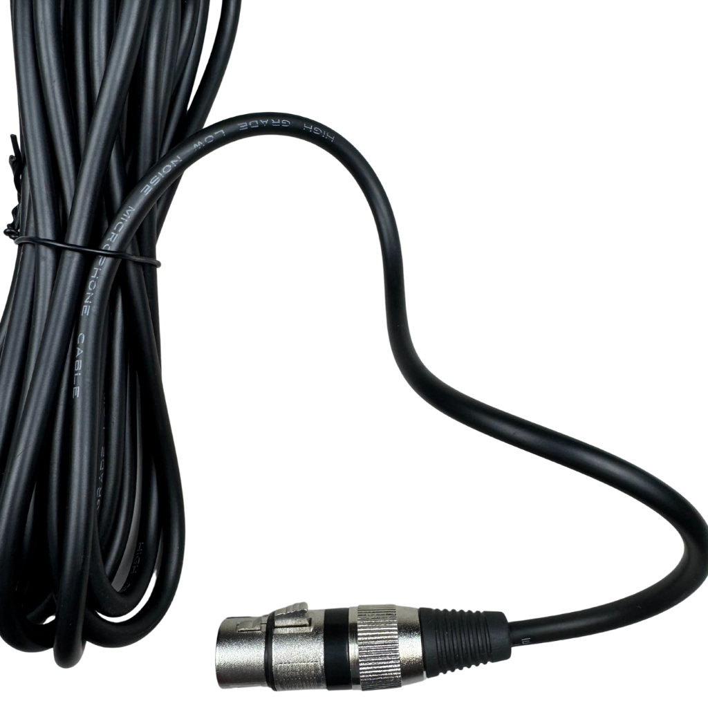 Diodiy wired microphone with XLR or 6.5mm jacks output for singing and professional speech