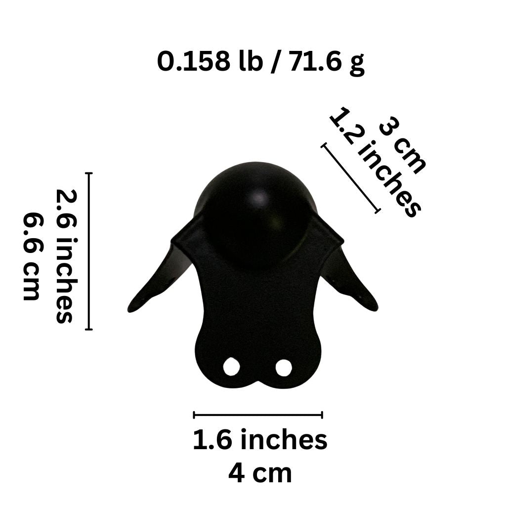 diodiy rectangle box wrap angle metal three sides stable durable hard black prevent from dirt lift up to avoid touching the floor