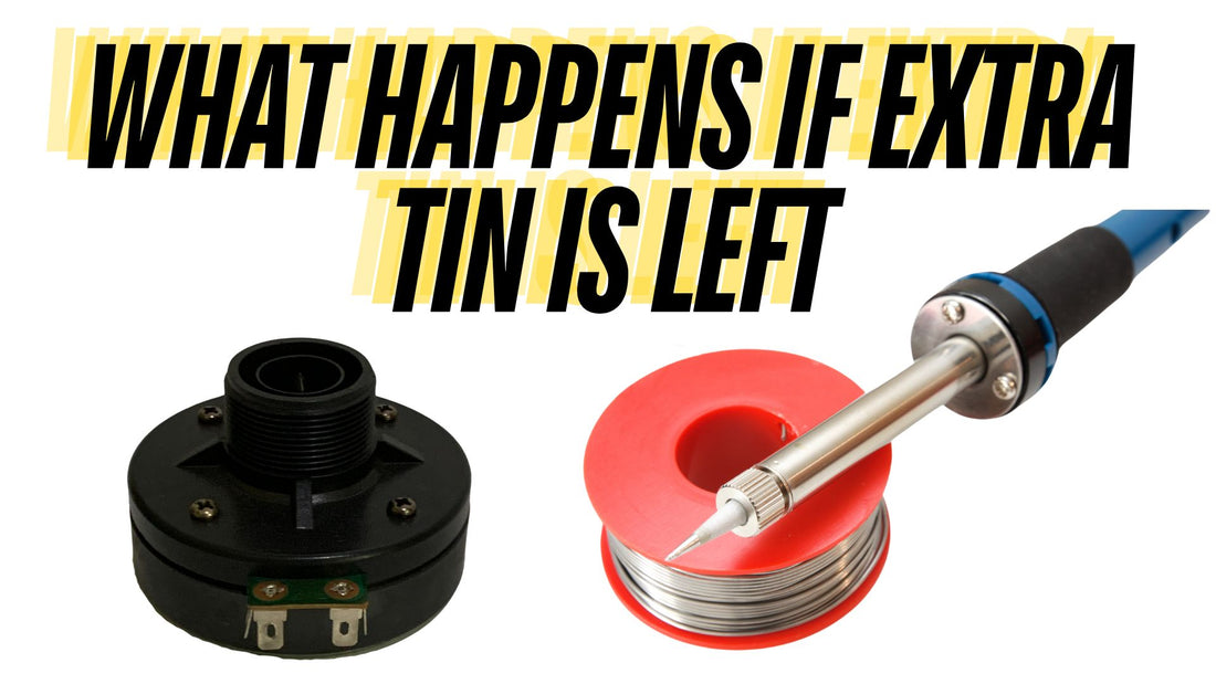 What Happens If Extra Tin Is Left on the Loudspeaker? --- diodiy