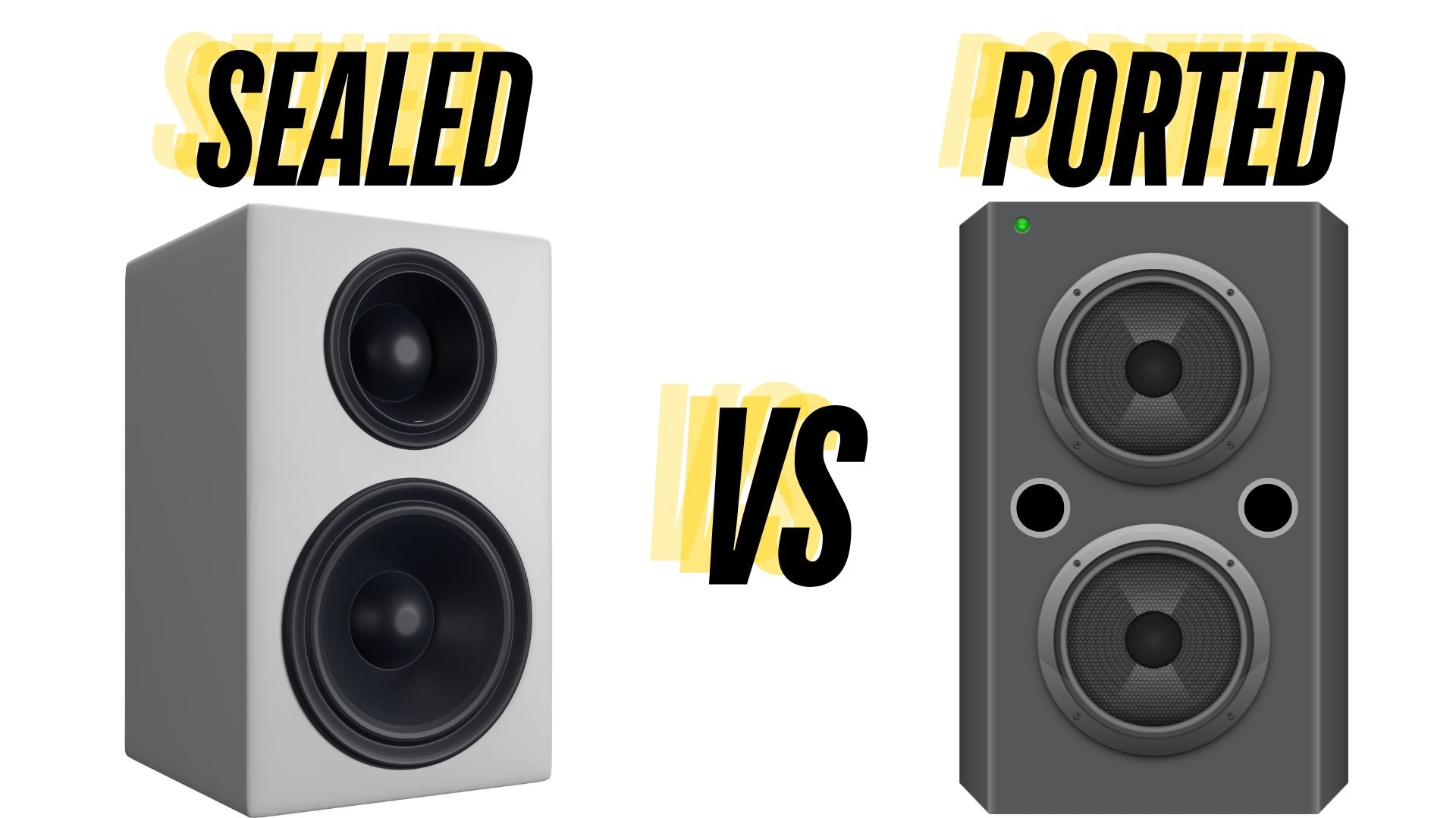 Ported Box Example Sealed vs Ported Speaker Boxes – DioDIY