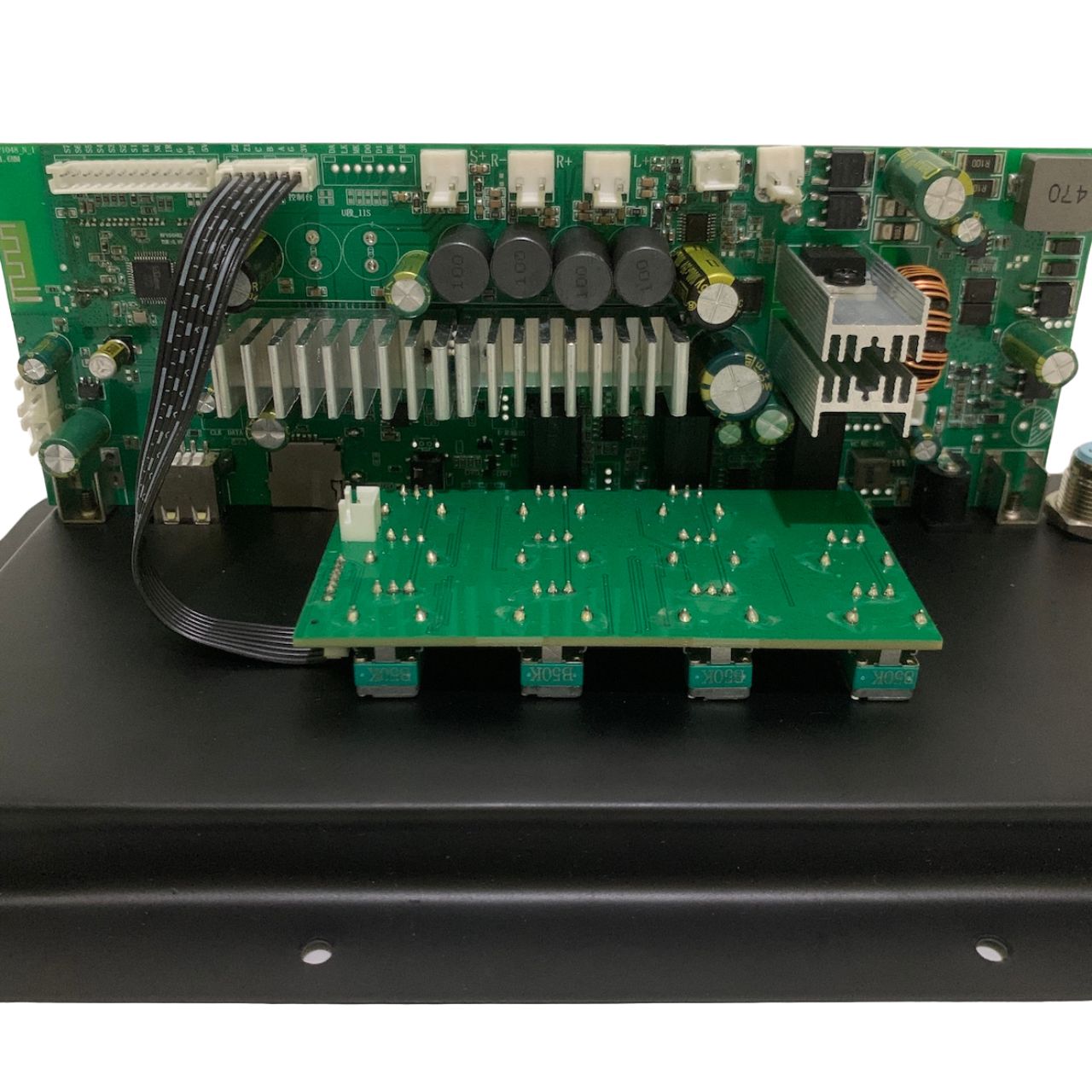 diodiy Adv. Solution 1: 2.1 Amplifier Board + LCD screen + Remote Control speaker customization with various options independently developed pcba board