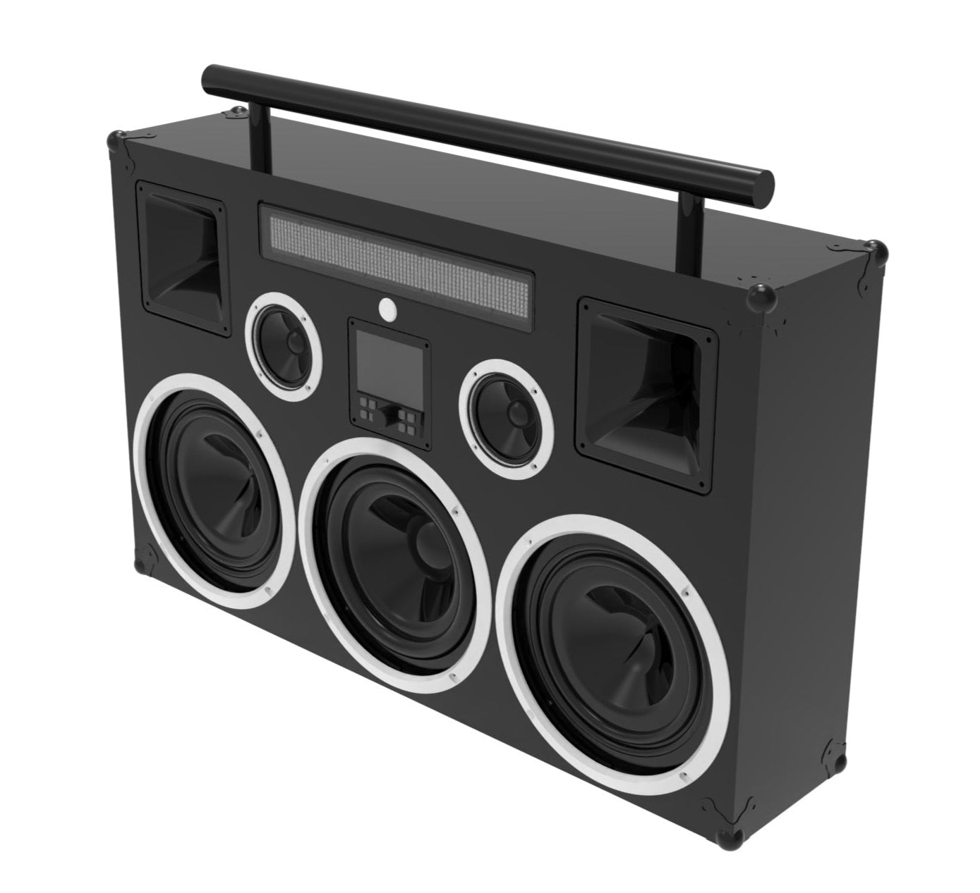 DIODIY High quality large party wireless bluetooth speaker with deep bass three 10-inch woofer four-way design 400w rms power with featured LED light screen